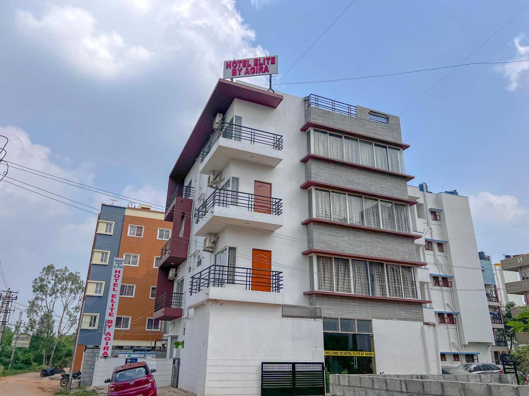 Hotel Elite By Agira Hotels-Free Airport Pickup Or Drop Yelahanka Buitenkant foto