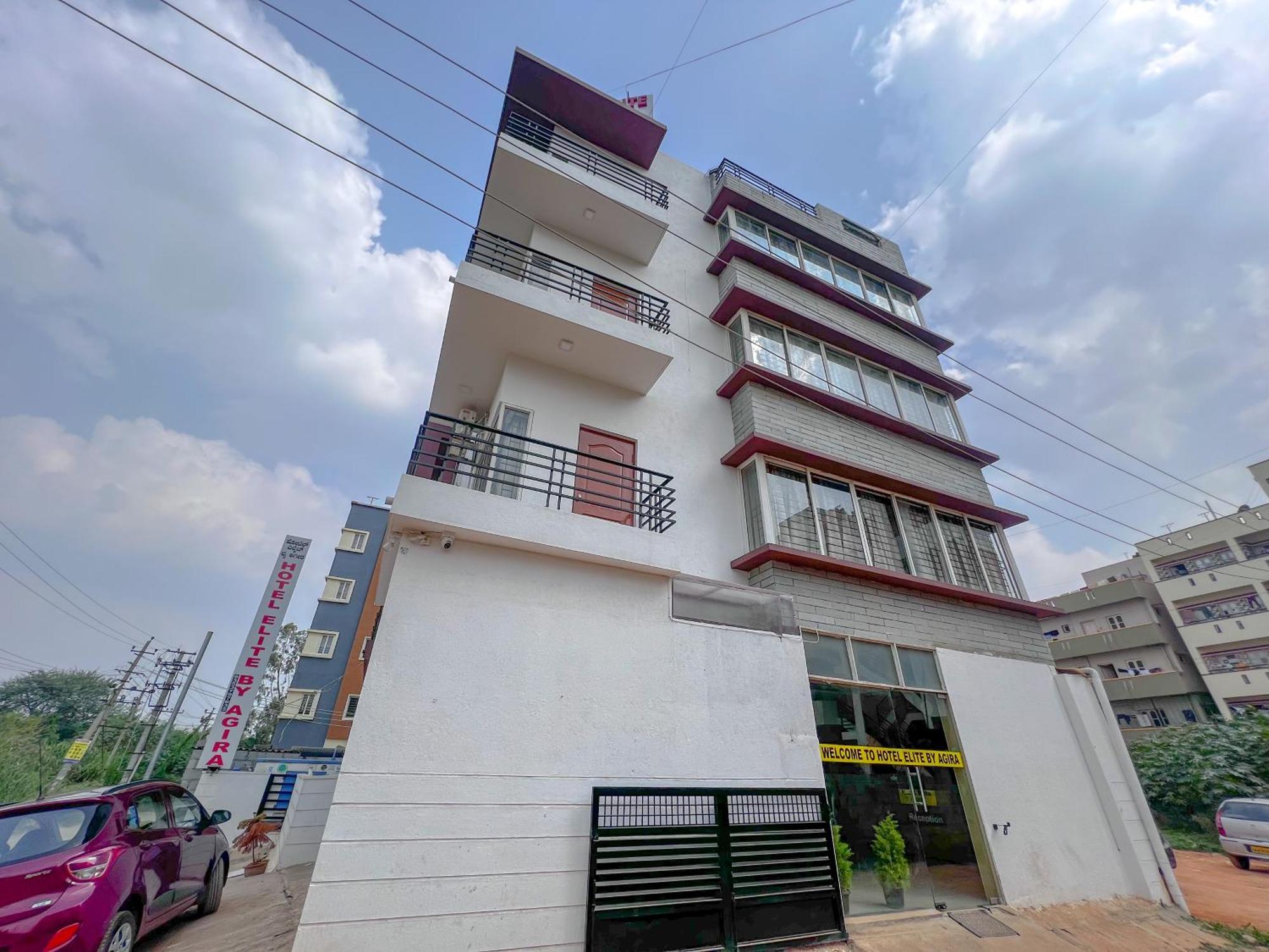 Hotel Elite By Agira Hotels-Free Airport Pickup Or Drop Yelahanka Buitenkant foto